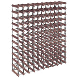 Bottle rack for 120 bottles Brown Solid pine wood