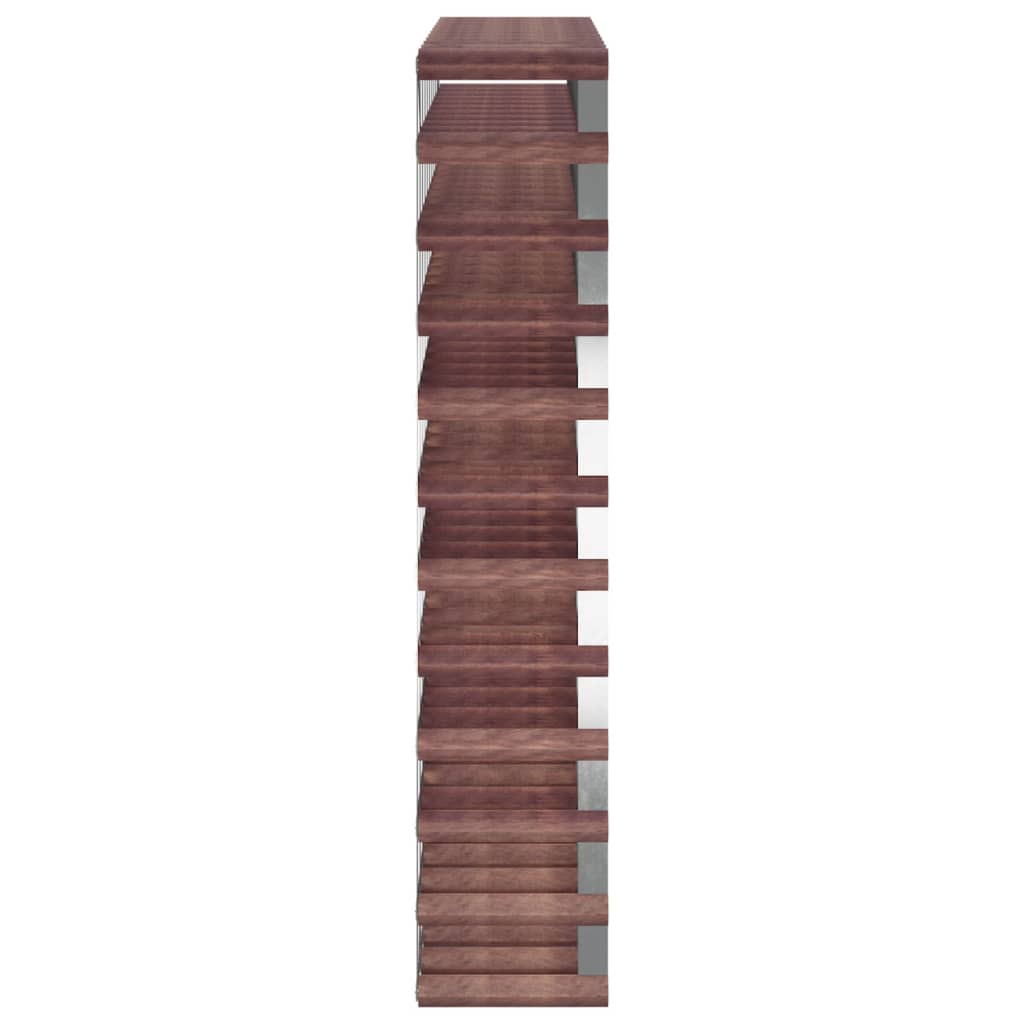 Bottle rack for 120 bottles Brown Solid pine wood