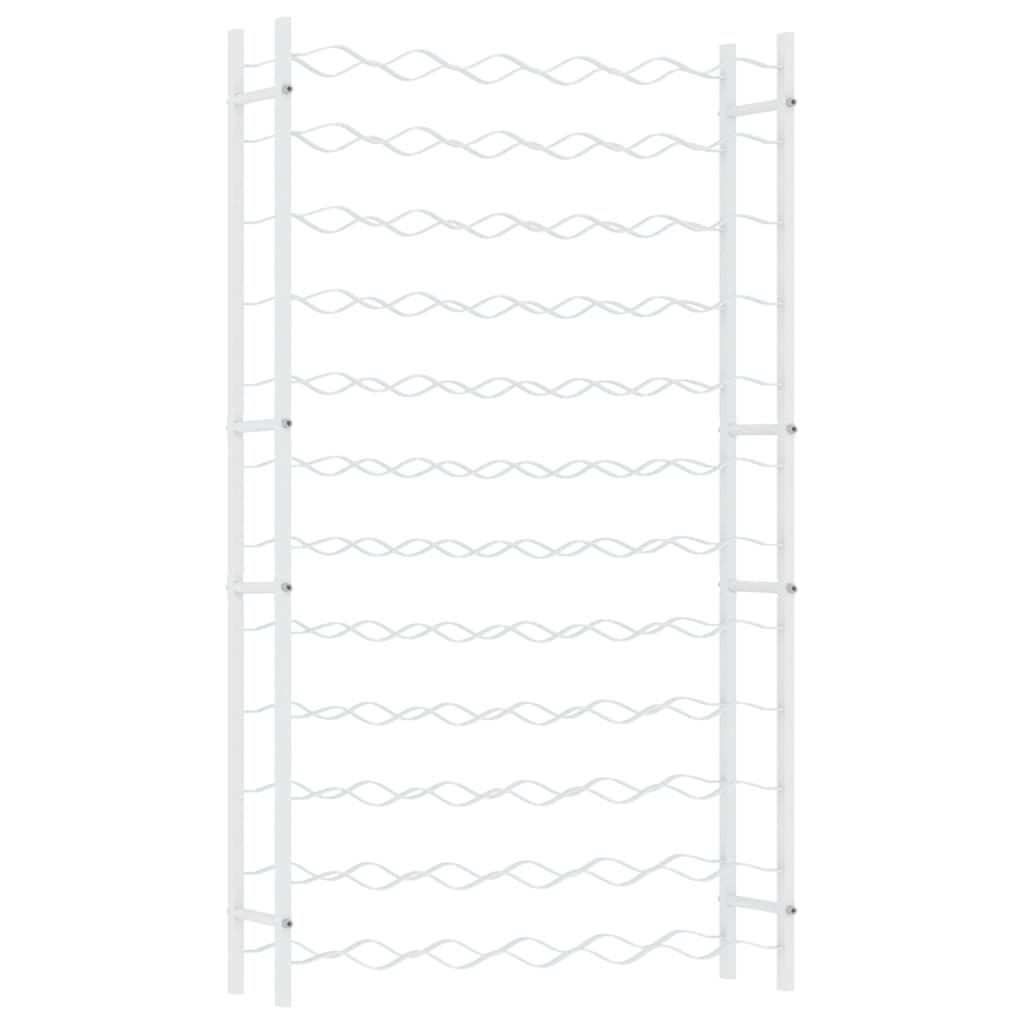 Bottle rack for 72 bottles White Metal