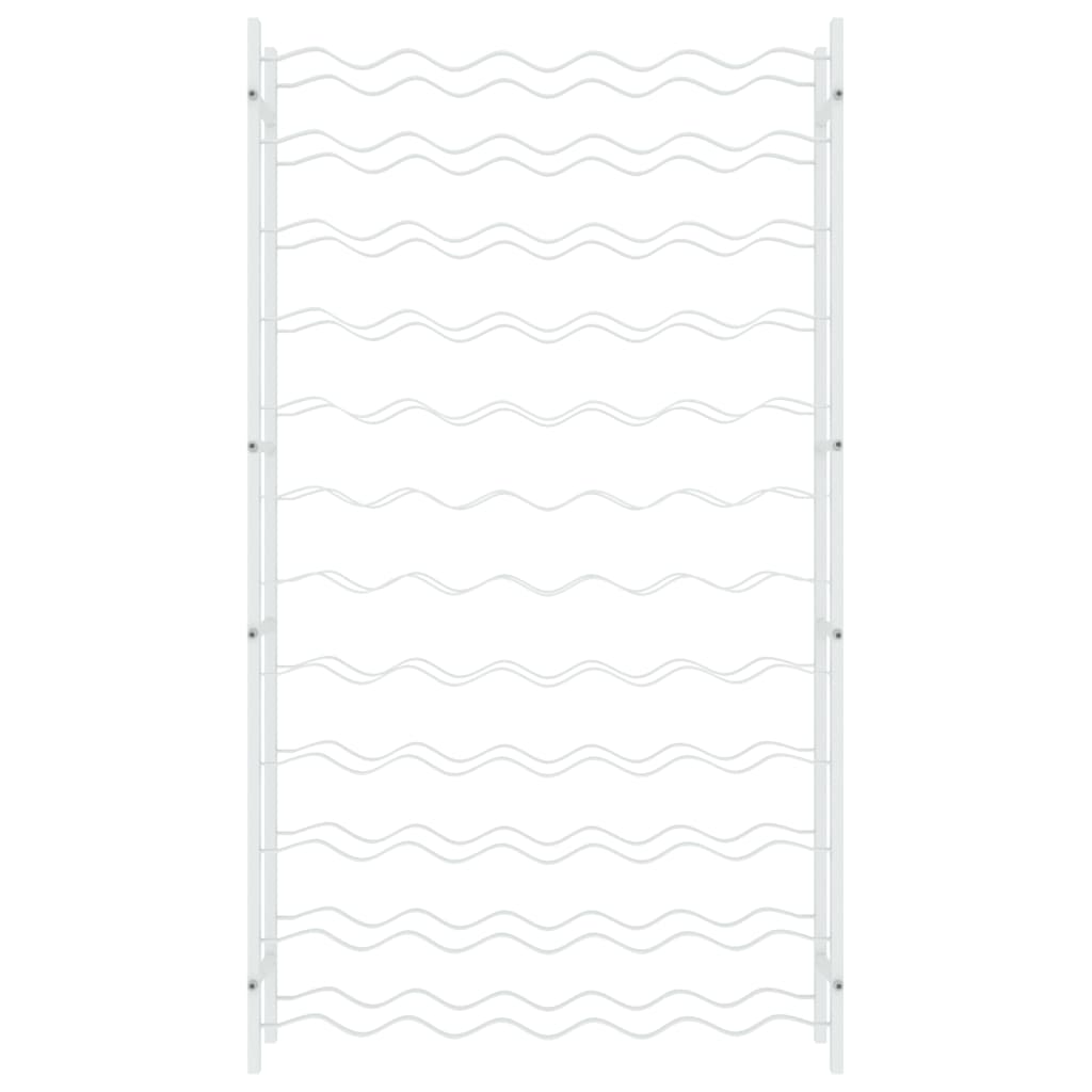 Bottle rack for 72 bottles White Metal