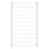 Bottle rack for 72 bottles White Metal