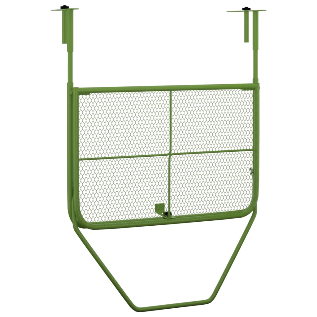 Table de balcon Vert 60x40 cm Acier