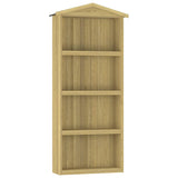 Garden tool shed 87x33x222 cm Impregnated pine wood