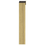 Abri à outils de jardin 87x33x222 cm Bois de pin imprégné