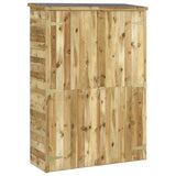 Garden tool shed 123x45x171 cm Impregnated pine wood