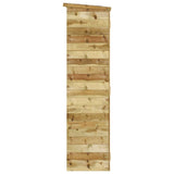 Abri à outils de jardin 123x45x171 cm Bois de pin imprégné