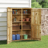 Garden tool shed 123x45x171 cm Impregnated pine wood