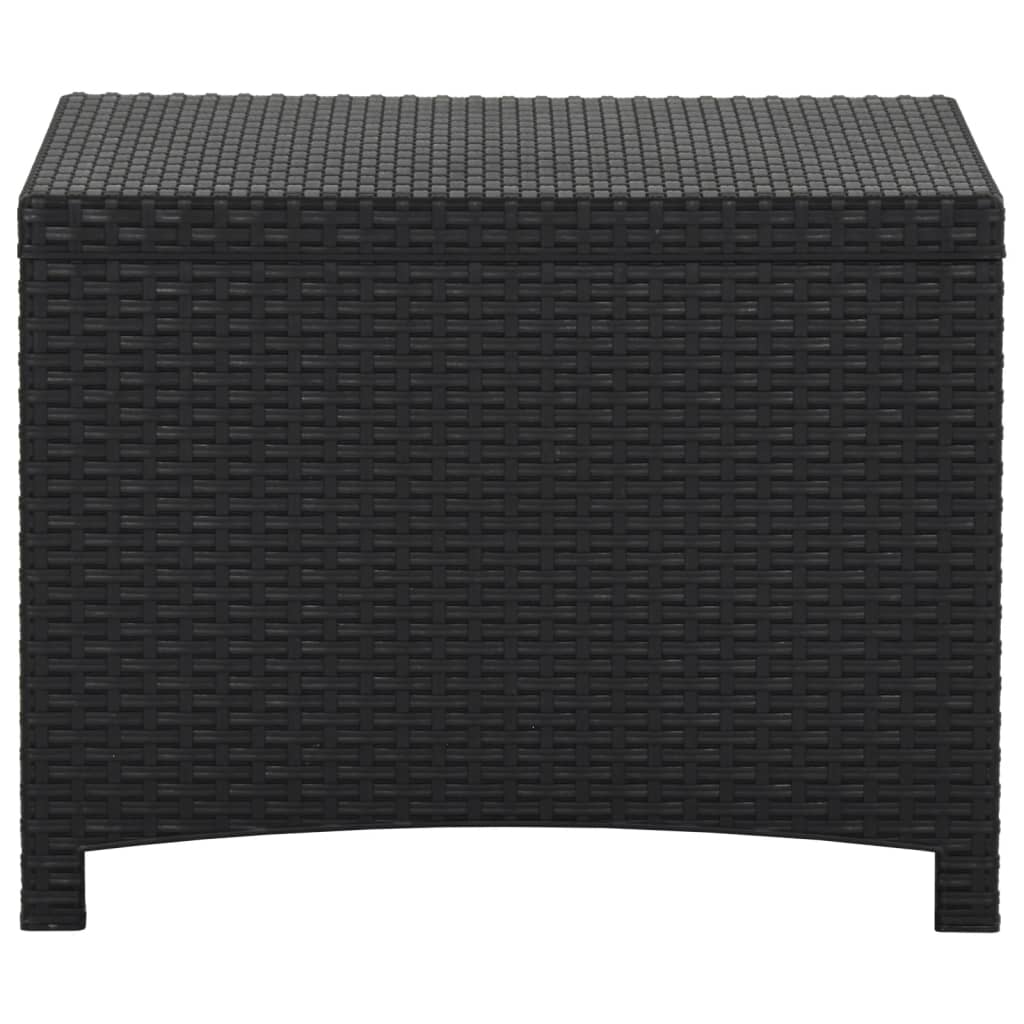 Garten-Aufbewahrungsbox 60x54x41 cm Rattan PP Graphit