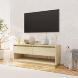 Meuble TV chêne sonoma 102x41x44 cm bois d'ingénierie