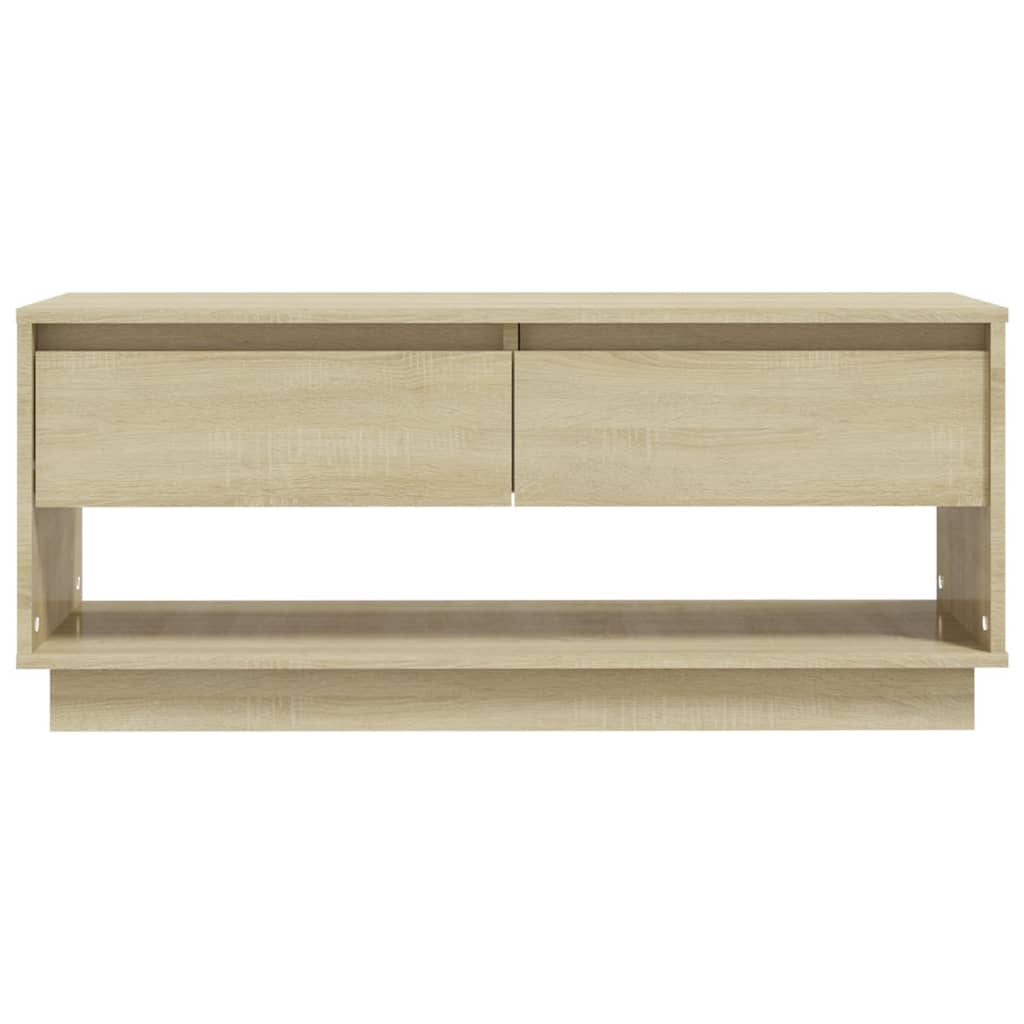 Meuble TV chêne sonoma 102x41x44 cm bois d'ingénierie