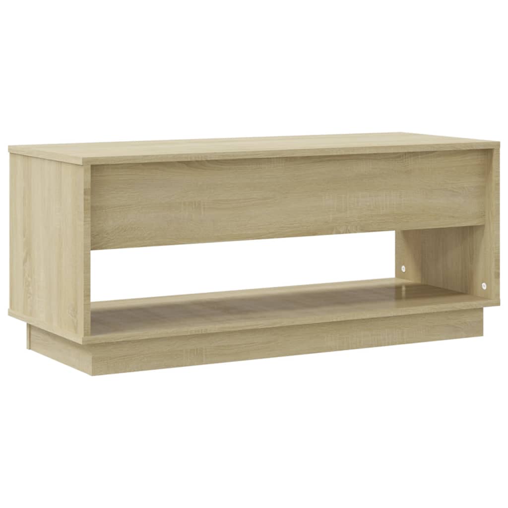 Meuble TV chêne sonoma 102x41x44 cm bois d'ingénierie