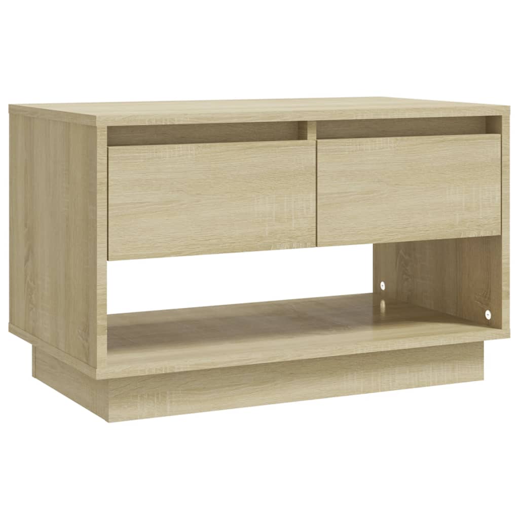 Meuble TV chêne sonoma 70x41x44 cm bois d'ingénierie