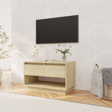 Meuble TV chêne sonoma 70x41x44 cm bois d'ingénierie