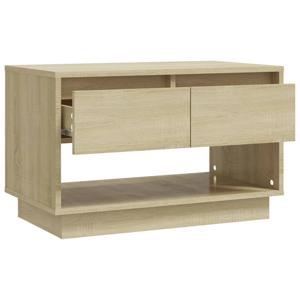 Meuble TV chêne sonoma 70x41x44 cm bois d'ingénierie