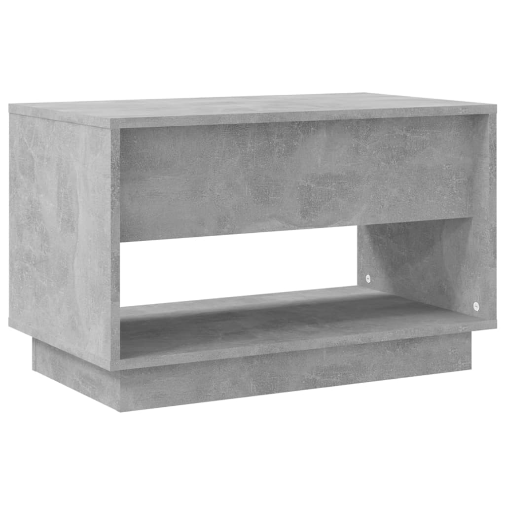 Meuble TV gris béton 70x41x44 cm bois d'ingénierie