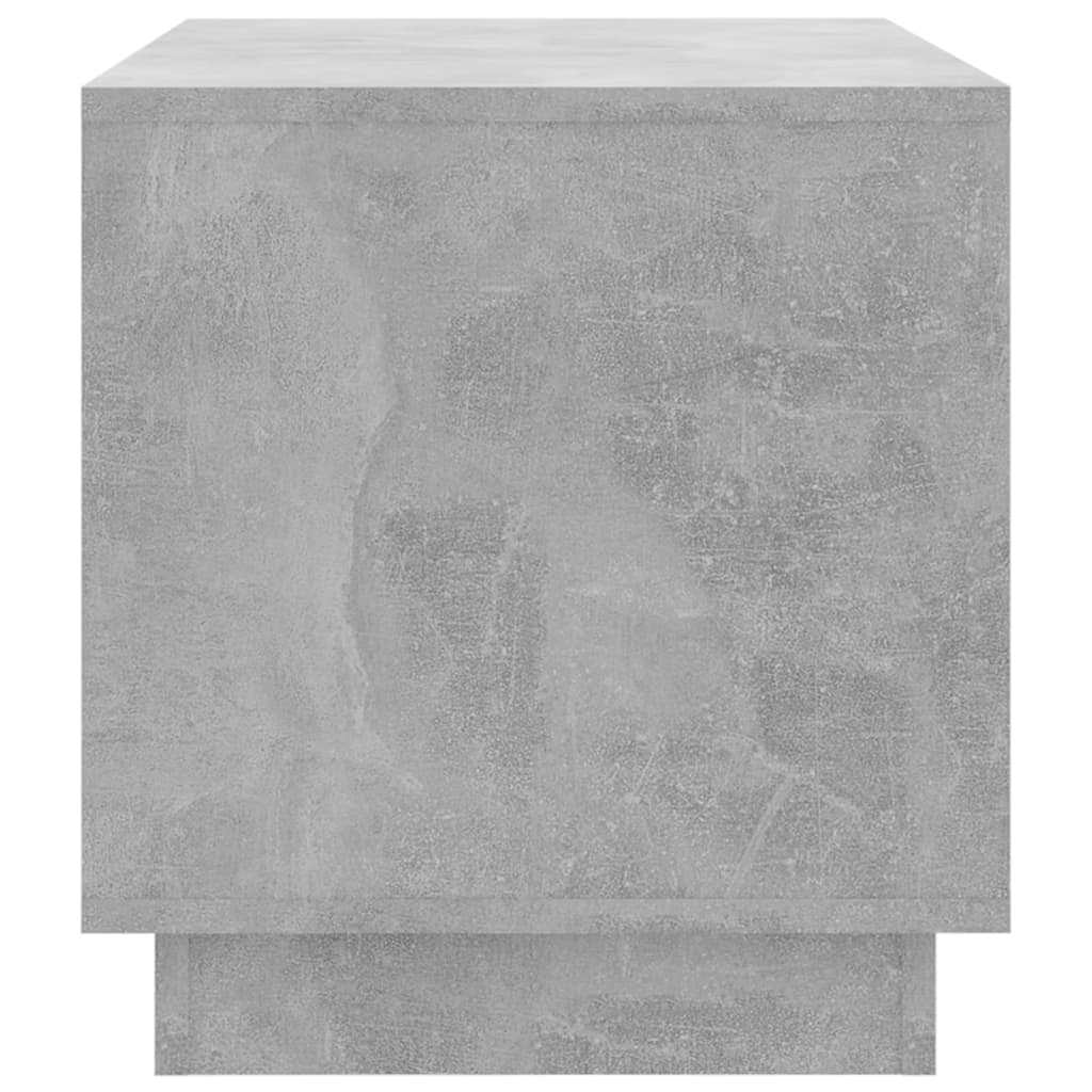 Meuble TV gris béton 70x41x44 cm bois d'ingénierie