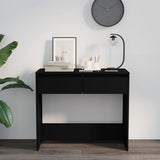 Table console Noir 89x41x76,5 cm Acier