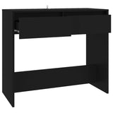 Table console Noir 89x41x76,5 cm Acier