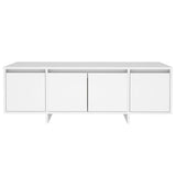 White TV cabinet 120x30x40.5 cm Engineered wood