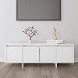 White TV cabinet 120x30x40.5 cm Engineered wood