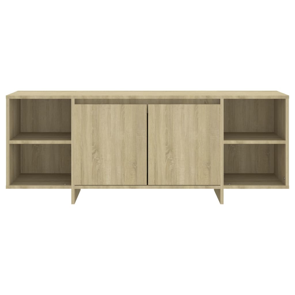 Sonoma oak TV cabinet 130x35x50 cm engineered wood