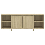 Sonoma oak TV cabinet 130x35x50 cm engineered wood