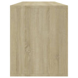 Sonoma oak TV cabinet 130x35x50 cm engineered wood