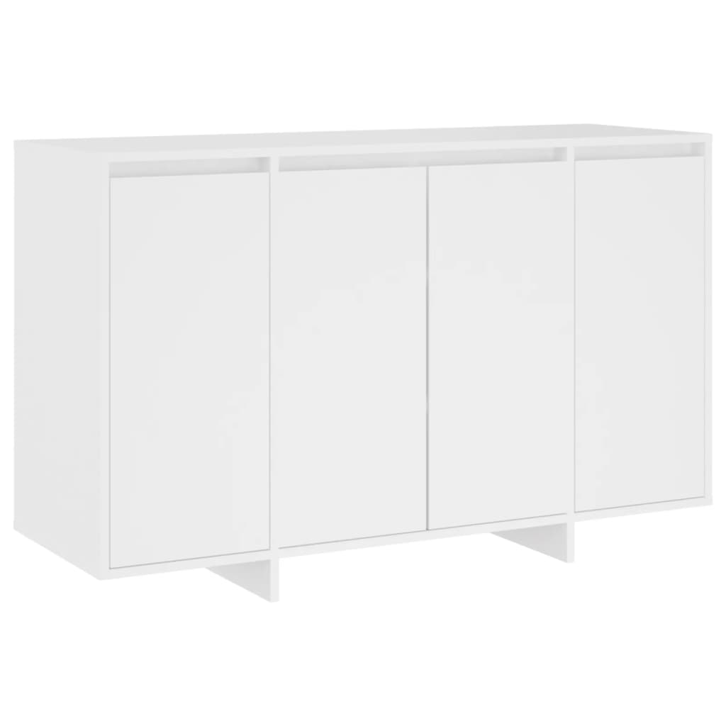 Buffet blanc 120x41x75 cm bois d'ingénierie