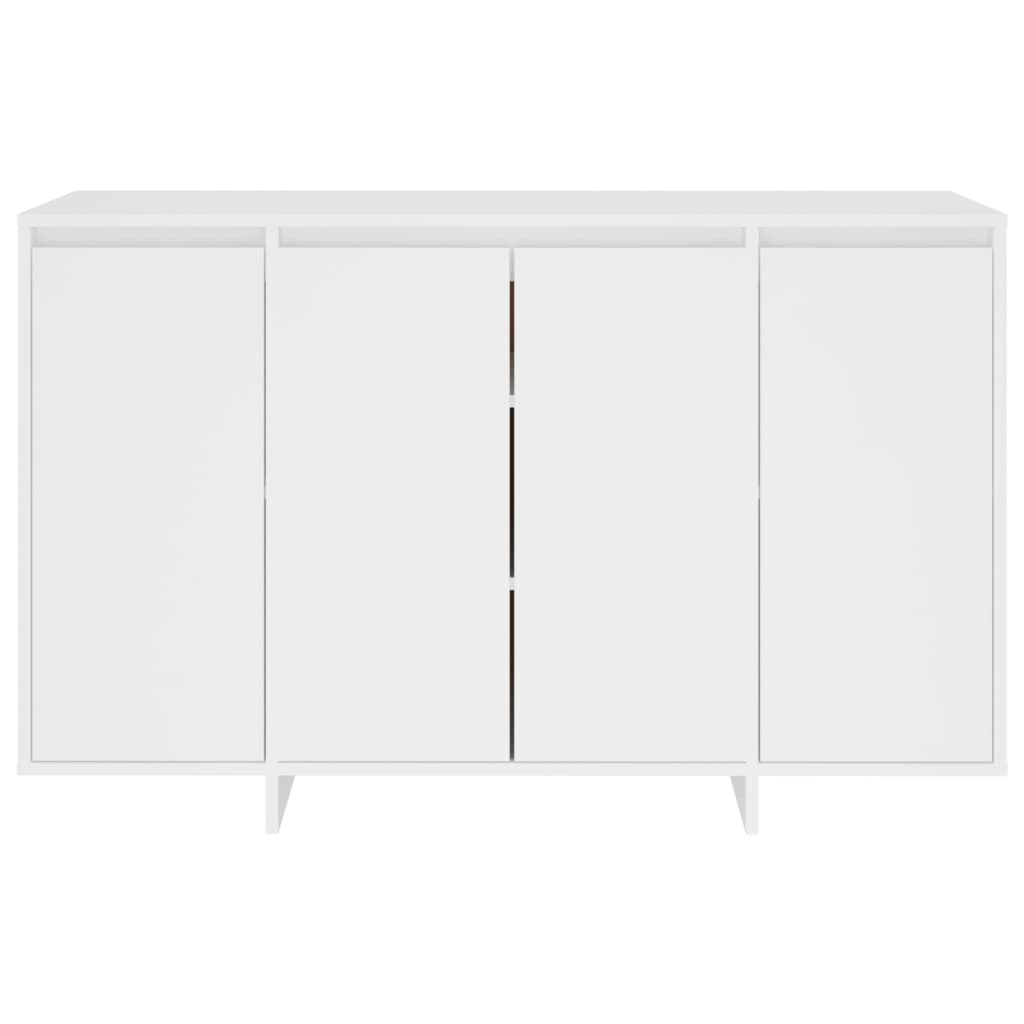 Buffet blanc 120x41x75 cm bois d'ingénierie