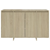 Sonoma oak sideboard 120x41x75 cm engineered wood