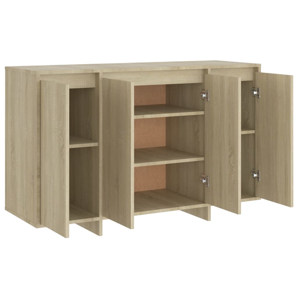 Sonoma oak sideboard 120x41x75 cm engineered wood