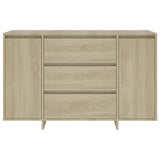 Sideboard mit 3 Schubladen Sonoma-Eiche 120x41x75 cm Holzwerkstoff