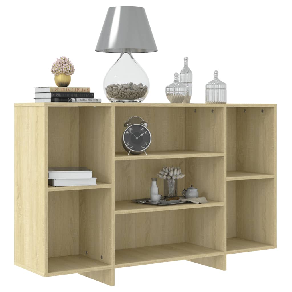 Sonoma oak sideboard 120x30x75 cm engineered wood