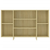 Sideboard aus Sonoma-Eiche, 120 x 30 x 75 cm, Holzwerkstoff