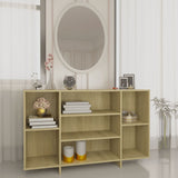 Sonoma oak sideboard 120x30x75 cm engineered wood