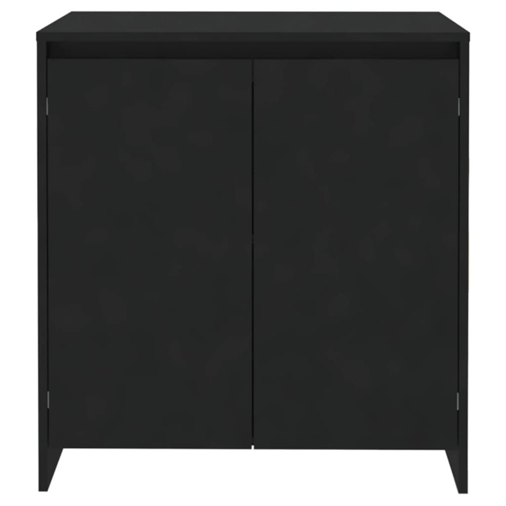 Buffet Noir 70x41x75 cm Bois d'ingénierie