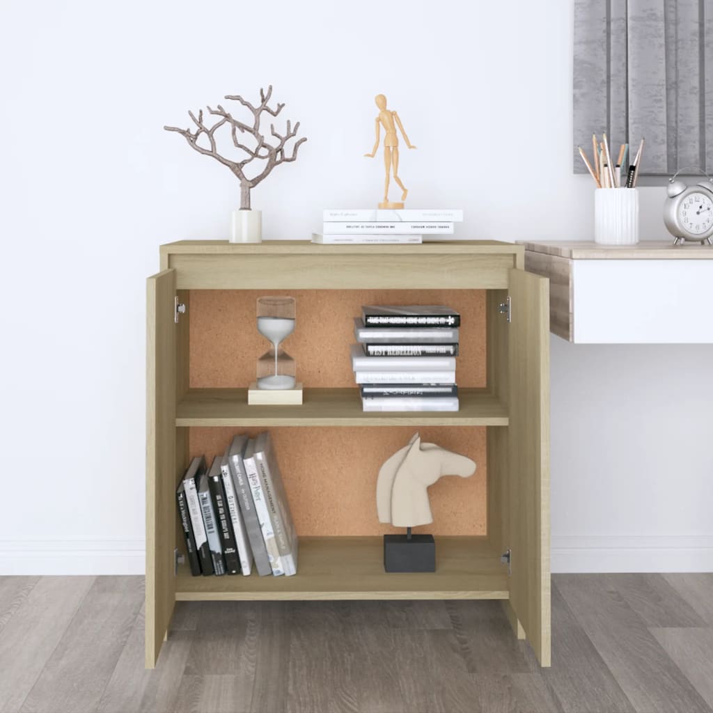 Sideboard Sonoma oak 70x41x75 cm Engineered wood