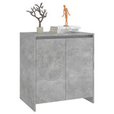 Concrete Grey Sideboard 70x41x75 cm Engineered Wood