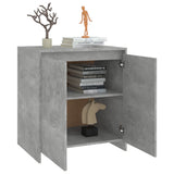 Concrete Grey Sideboard 70x41x75 cm Engineered Wood