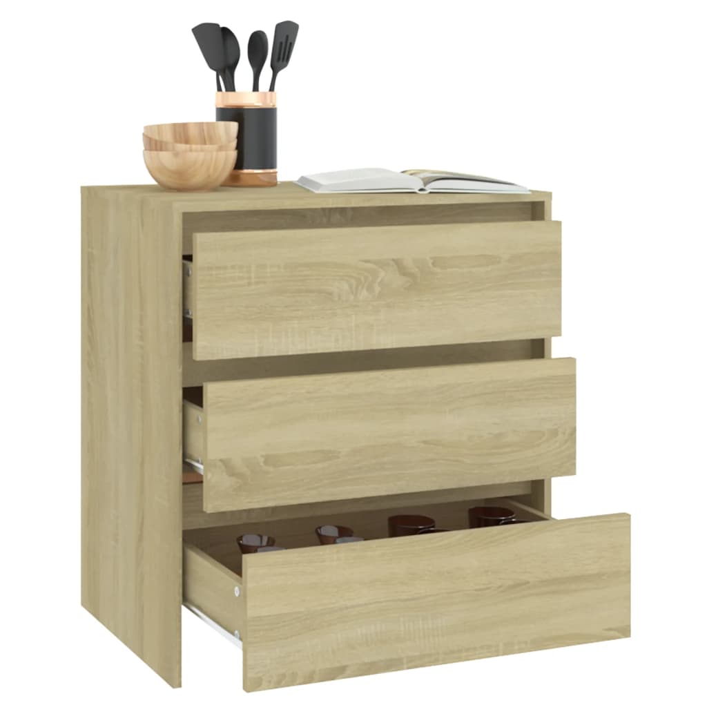 Sideboard Sonoma-Eiche 70x41x75 cm Holzwerkstoff