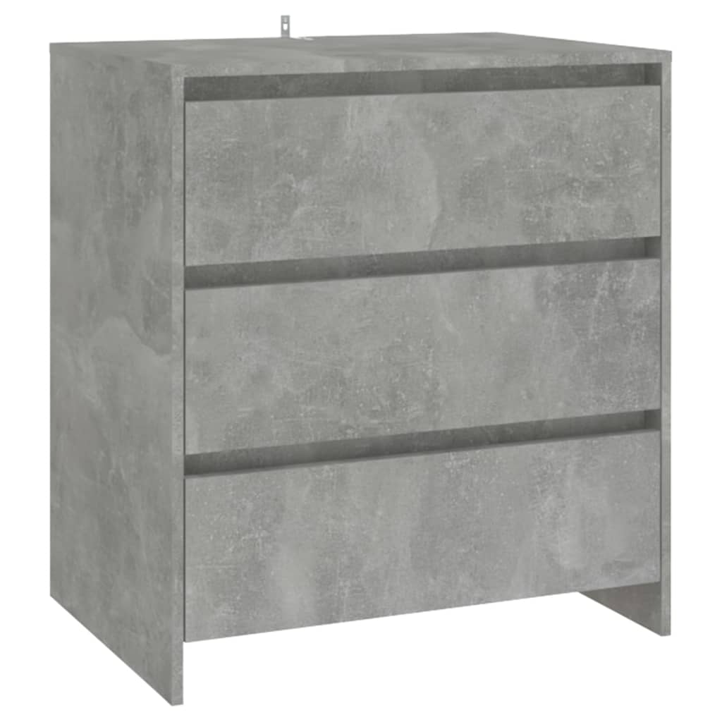 Concrete Grey Sideboard 70x41x75 cm Engineered Wood