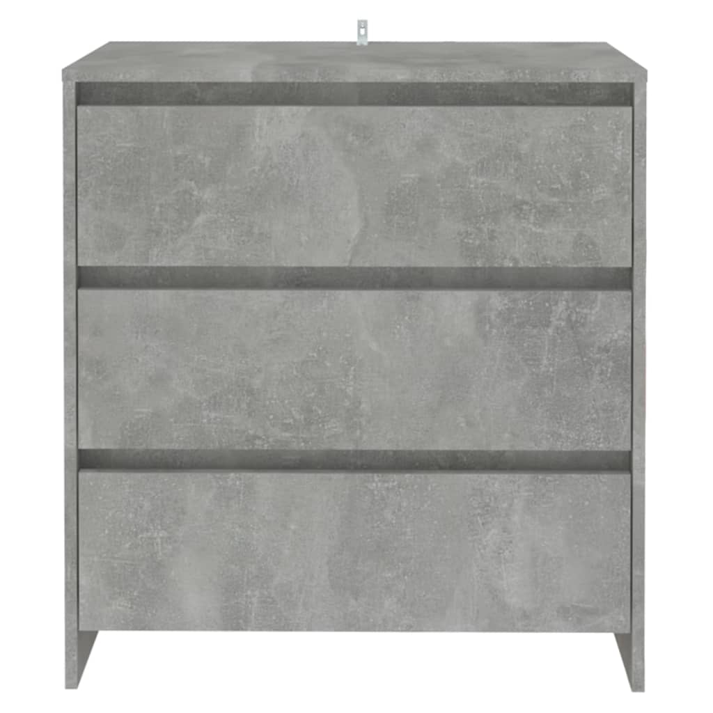 Concrete Grey Sideboard 70x41x75 cm Engineered Wood