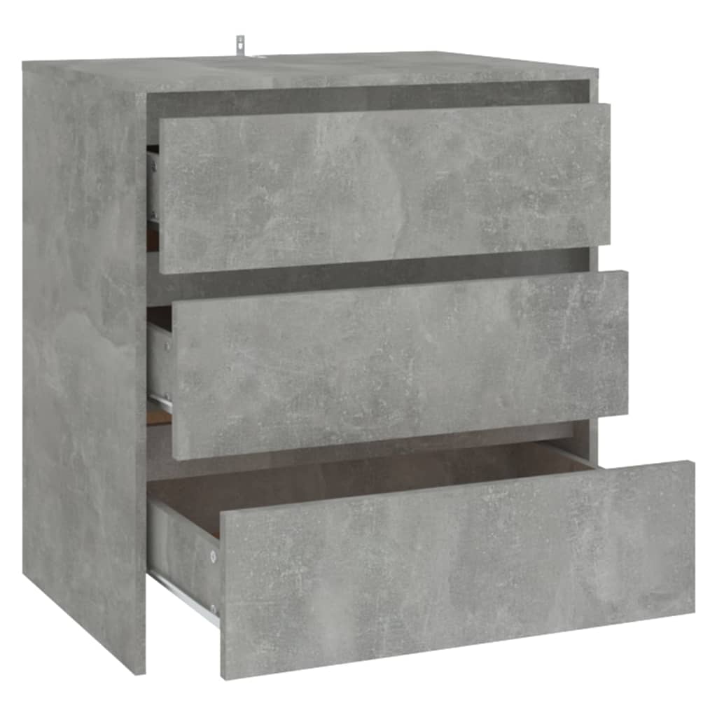 Concrete Grey Sideboard 70x41x75 cm Engineered Wood