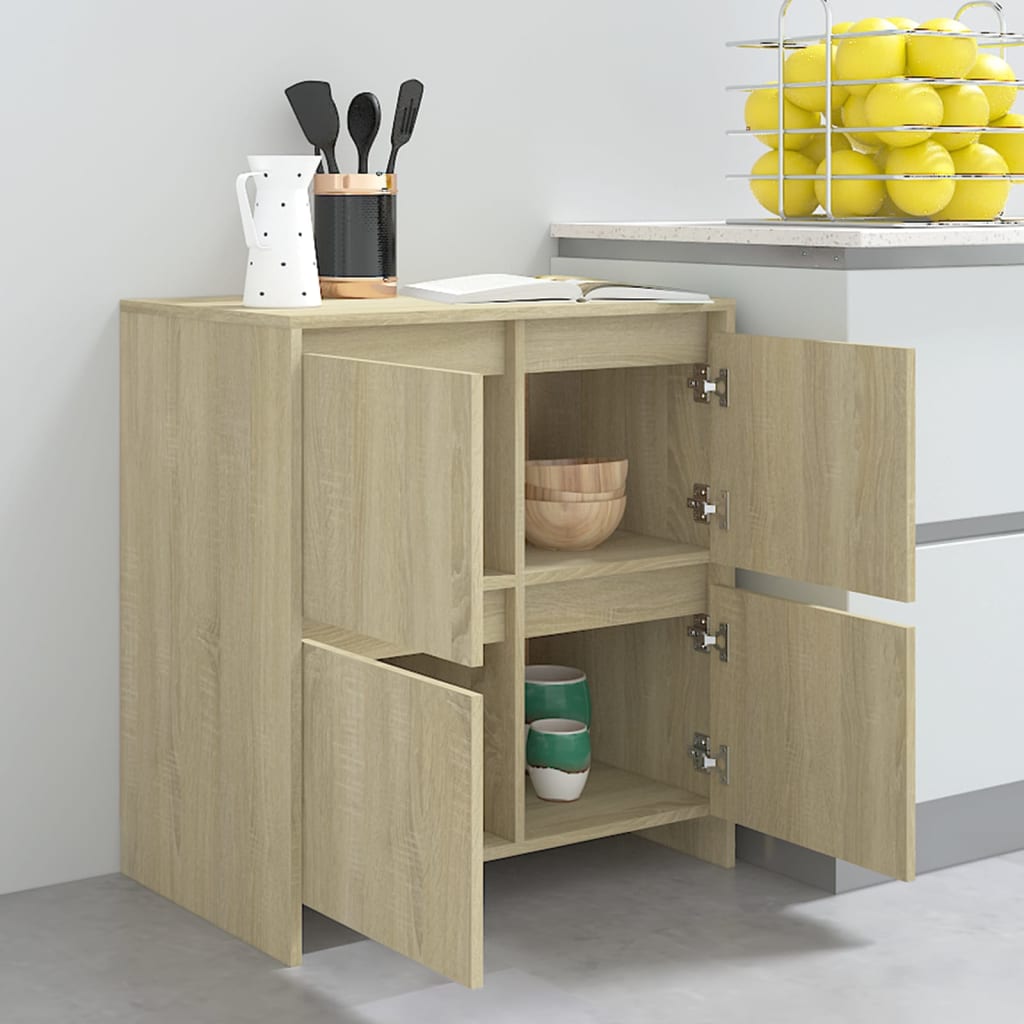 Buffet Chêne sonoma 70x41x75 cm Bois d'ingénierie