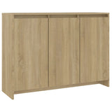 Sideboard Sonoma oak 102x33x75 cm Engineered wood