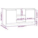 Meuble TV Chêne sonoma 102x37,5x52,5 cm Bois d'ingénierie