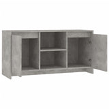 Meuble TV Gris béton 102x37,5x52,5 cm Bois d'ingénierie