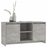 Meuble TV Gris béton 102x37,5x52,5 cm Bois d'ingénierie