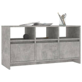 Meuble TV Gris béton 102x37,5x52,5 cm Bois d'ingénierie