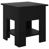 Table basse noir 40x40x42 cm bois d'ingénierie